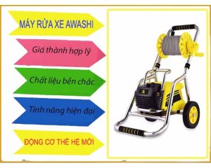 Máy rửa xe chất lượng cao Awashi AS 2400 có chỉnh áp