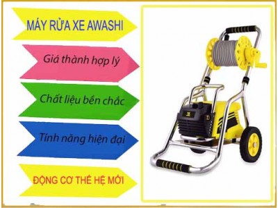 Máy rửa xe chất lượng cao Awashi AS 2400 có chỉnh áp